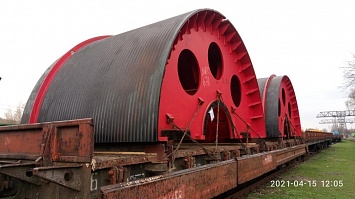 Состоялась отгрузка шахтной подъёмной машины