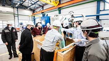 Сборка станка на «Микроне»